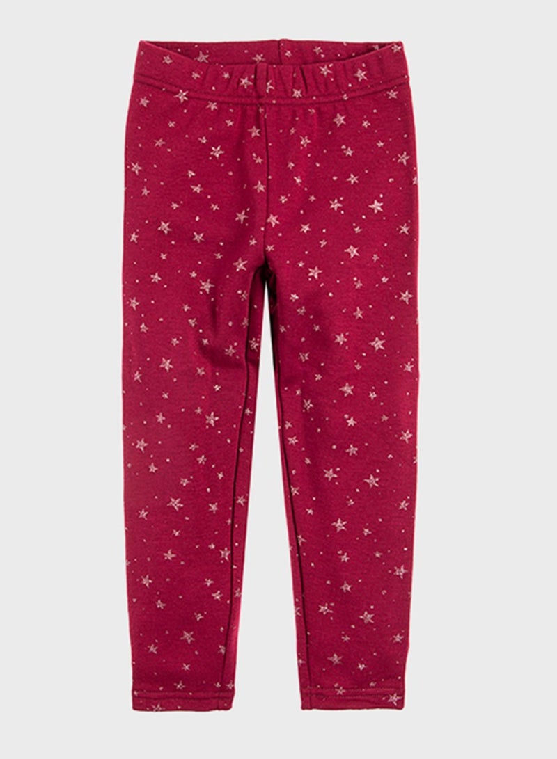 SMYK Kids Start Print Leggings - Image 1