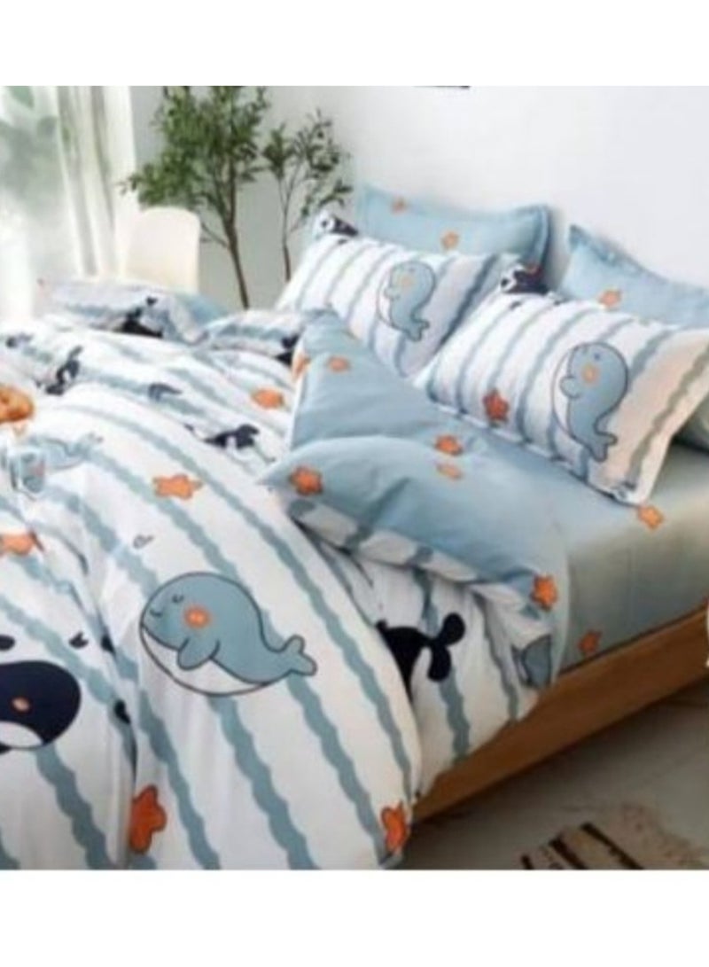 طقم ملايه سرير اطفال 6 قطع خامه قطنيه كبير المقاس 240* 240 سرير مزدوج - Image 3