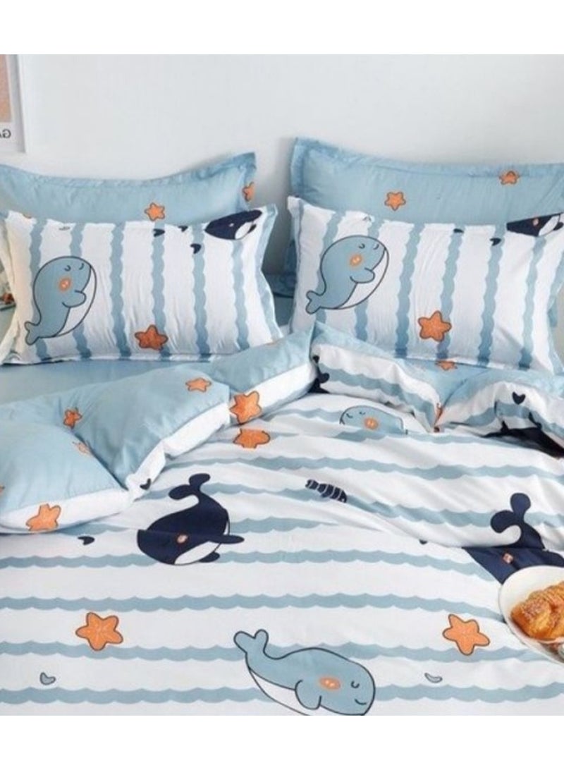 طقم ملايه سرير اطفال 6 قطع خامه قطنيه كبير المقاس 240* 240 سرير مزدوج - Image 2