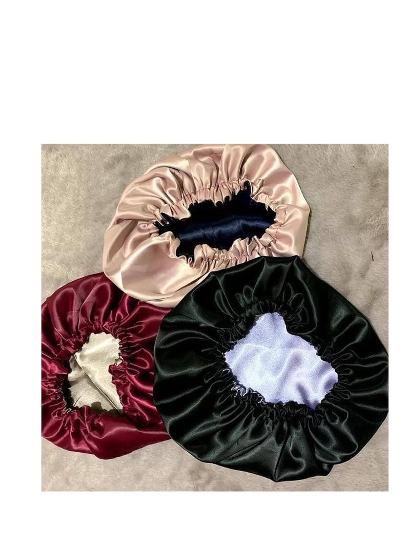 Generic Satin Hair Care Kit (Satin Pillow - Satin Bonnet - Satin Buckle)  - Image 5