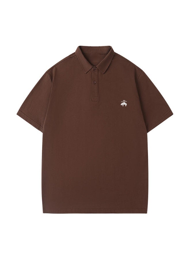 روكس براذرز Brooks Brothers قميص Polo العام للرجال والنساء ، مع العنق الكلاسيكي ، نسيج اللؤلؤ النافذ ، أكمام قصيرة عارضة. - Image 3