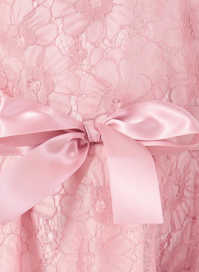 ستايلي فستان بحزام دانتيل - Image 3