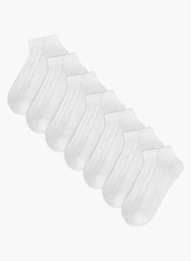 LBL by Shoexpress Pack Of 7 Boys Socks Non Terry Ankle Length - Image 1