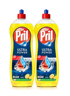 Pril Cold Power Hand Dishwashing Liquid With 5 Plus Self Degreasing Action Power Long Lasting Formula Lemon 