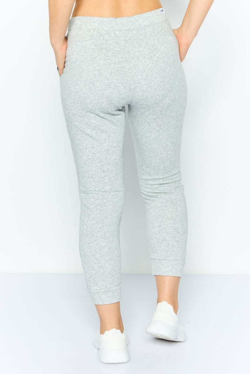 PUMA Women Regular Fit Heather Training Sweatpants, Light Grey - Image 2