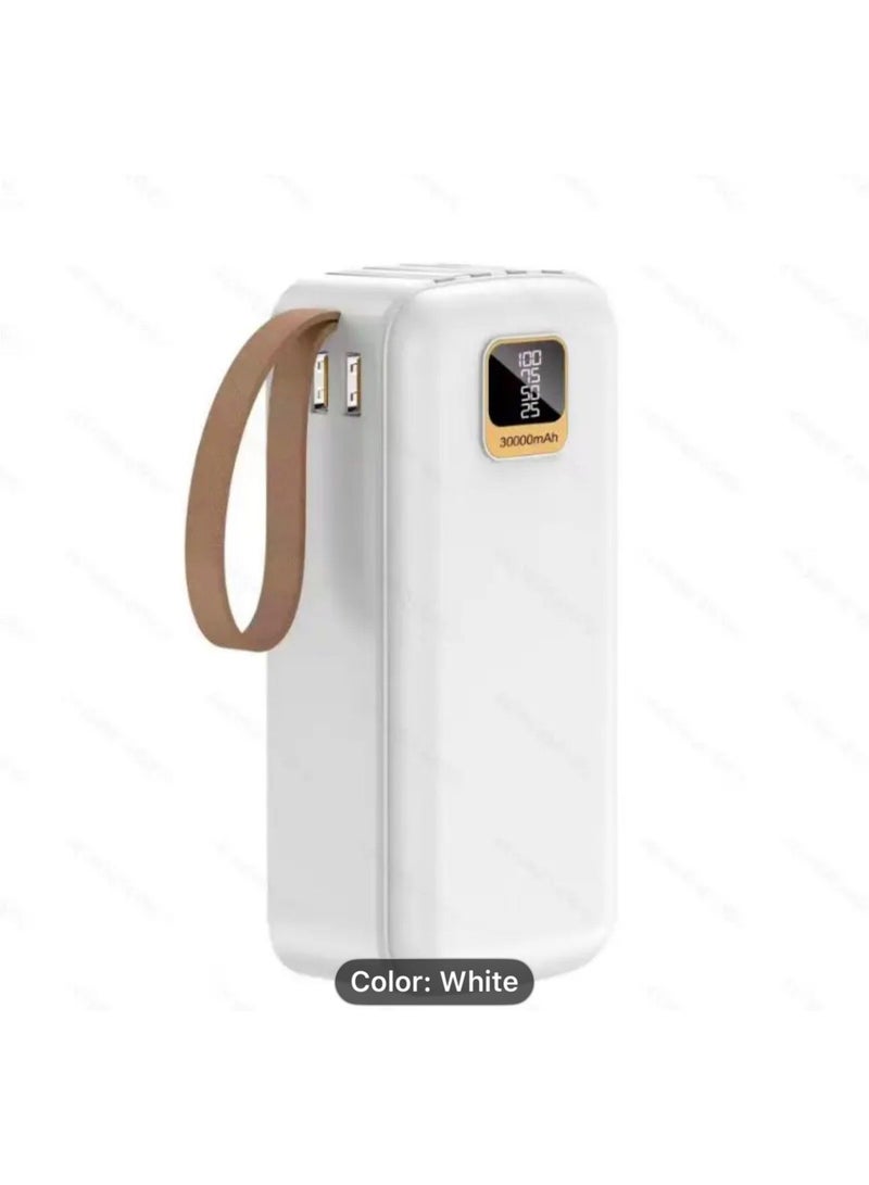 Fonemi DFONEMI P14 30000mAh Power Bank with Built in 4 Cables & LED Display - Image 4