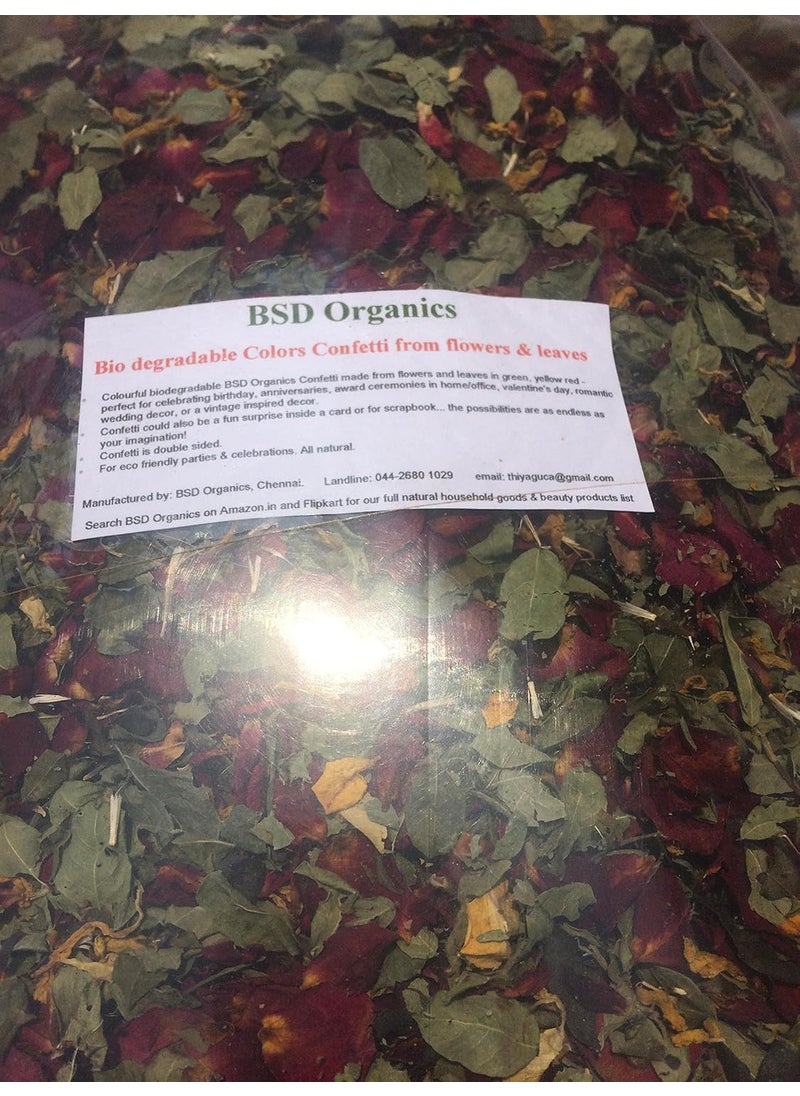 BSD Organics BSD Organics Biomix degradable Colors Confetti from Flowers Leaves 350 gm 