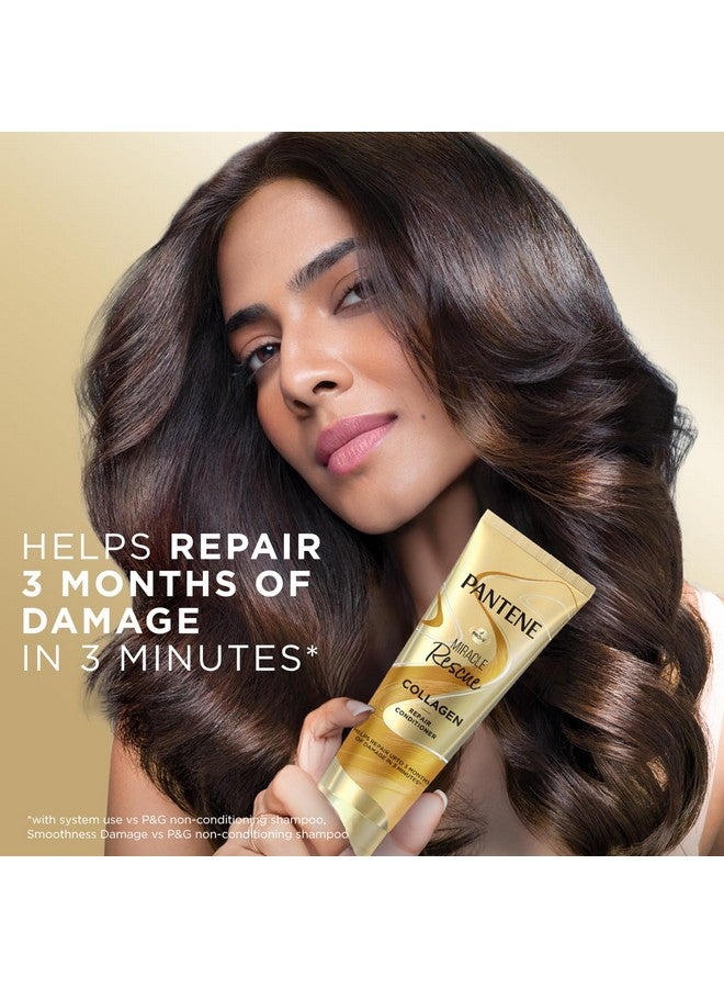 Pantene Miracle Rescue Collagen Repair Conditioner | Damage Repair Conditioner | Lightweight, smooth | Suitable for all hair types | 200ml - Image 3