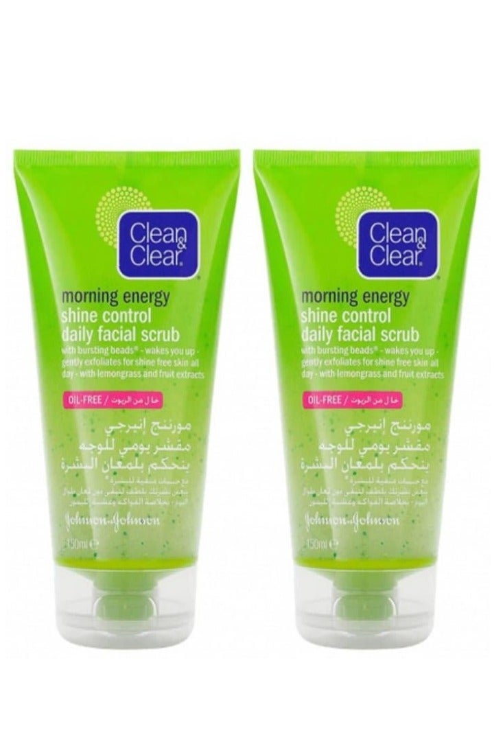 Clean & Clear Shine Control Daily Facial Scrub 150ml - Image 1