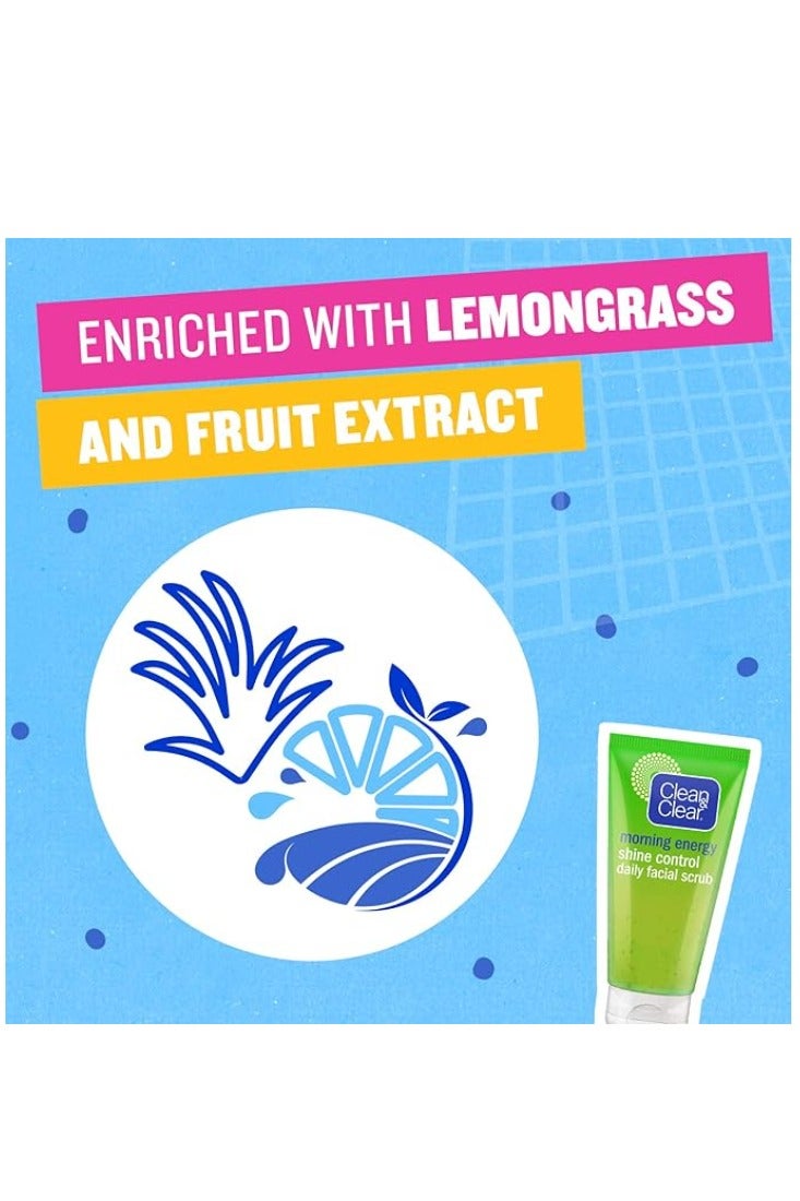 Clean & Clear Shine Control Daily Facial Scrub 150ml - Image 4