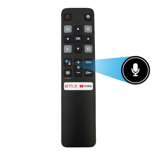 AULCMEET RC802V Replaced Voice Remote Compatible with TCL Android TV 40S330 32S330 65Q637 55Q637 55S430 43S430 65Q637 55Q637 43S434 50S434 55S434 65S434 75S434 32P30S 49P30FS 40S334 32S334 70S430 32A325 32A323 - Image 3