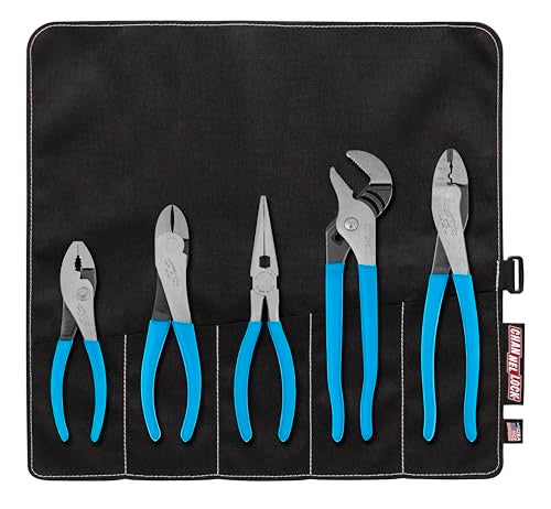 Channellock Tool Roll - 1 Technician's Plier Set with Tool Roll, 5-Piece - Image 3