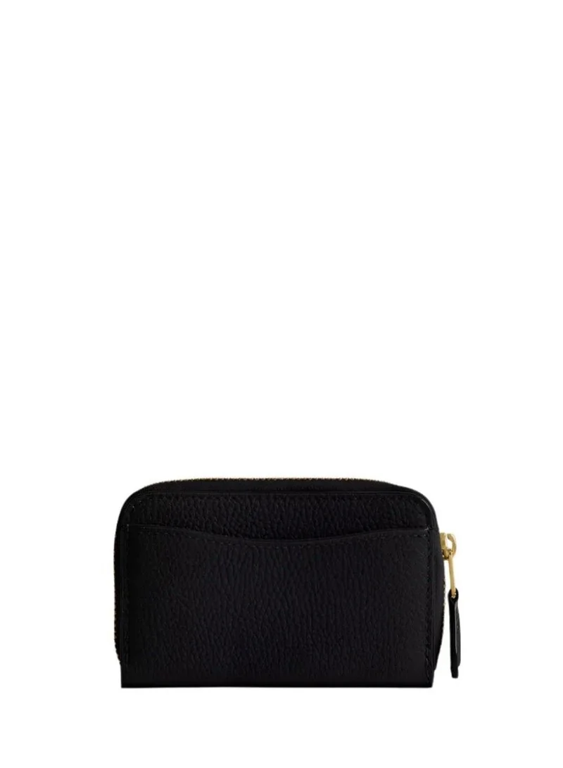 COACH Logo Slim Zip Around Card Holder