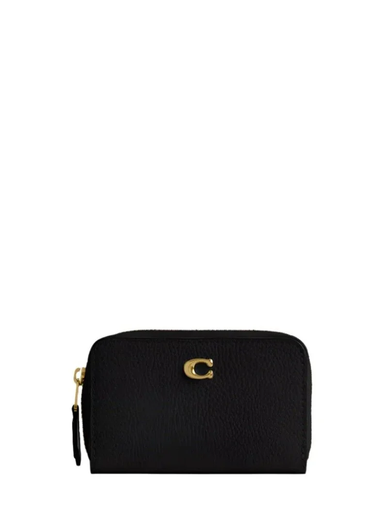 COACH Logo Slim Zip Around Card Holder