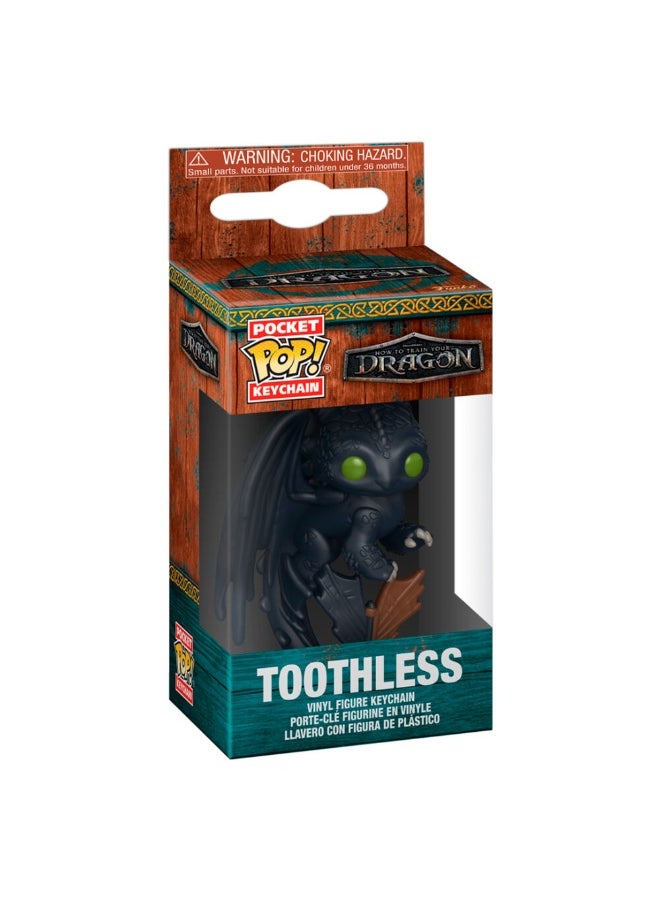 Funko Funko Pocket POP! How to Train Your Dragon Toothless Vinyl Keychain (10 cm)  - Image 1