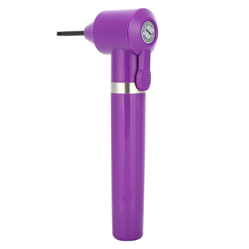 Tattoo Ink Mixer Machine Purple: High Speed, 50pcs Reusable ABS Mixing Sticks - Prevent Pigment Precipitation, Convenient Button Control for Professional Tattoo Artists Studio - Image 4