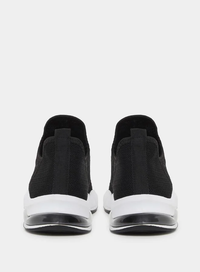 Styli Styli Slip On Sneakers with Lace Up Detail
