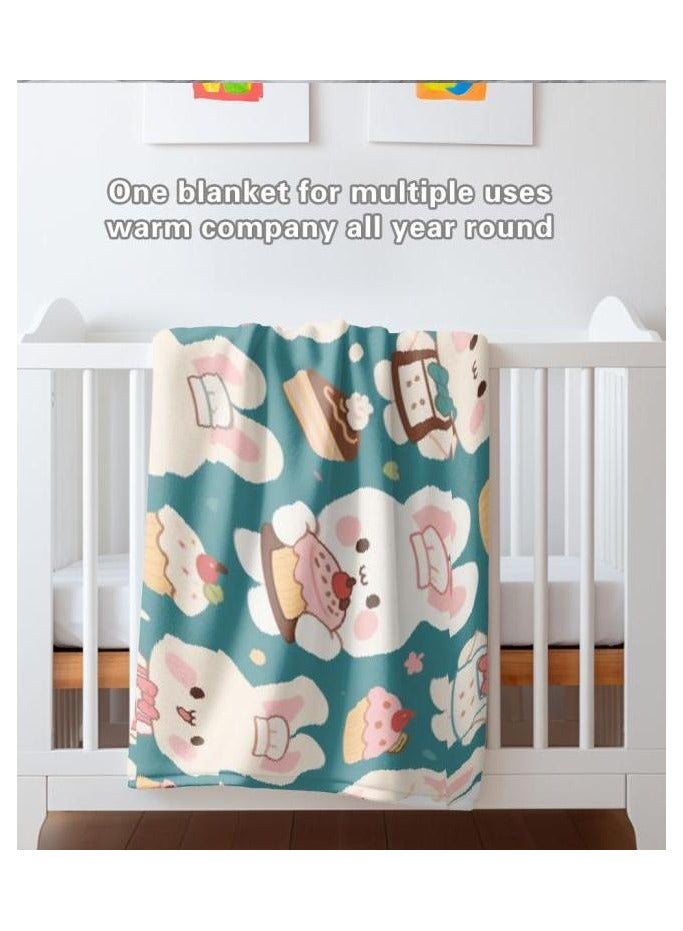 general Flannel thin blanket (warm and comfortable, suitable for sleep, gaming, dust removal and sandproof) 150cm*200cm - 1159 - Image 5