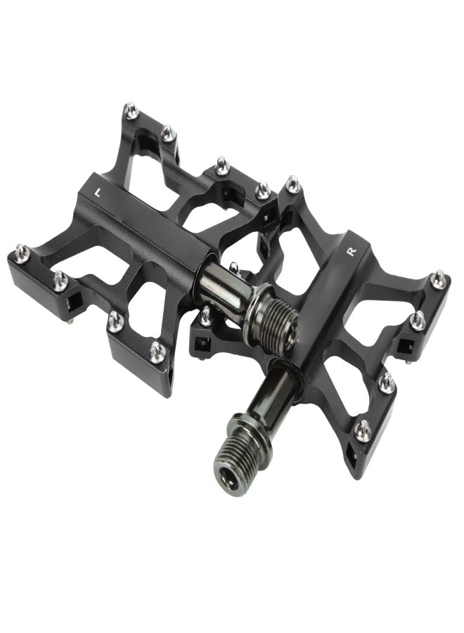 وايك دواسات دراجة WAKE بثلاث محامل مصنوعة من سبائك الألومنيوم CNC، دواسات متينة للدراجات الجبلية، لون أسود - Image 5