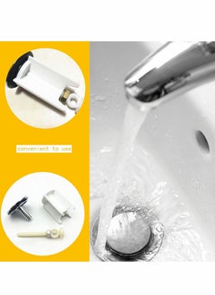 Excefore Pop Up Sink Plug, Universal Drain Filter, 40 mm Height Adjustable Pop-up Plug  - Image 2