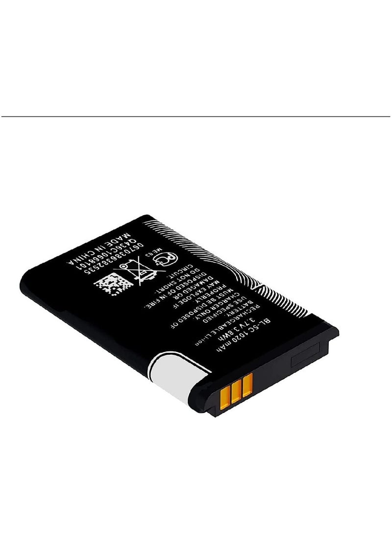 BL-5C Battery, BL5C Rechargeable Battery for Nokia Portable Radio with Current Protection 1 Pack - Image 2