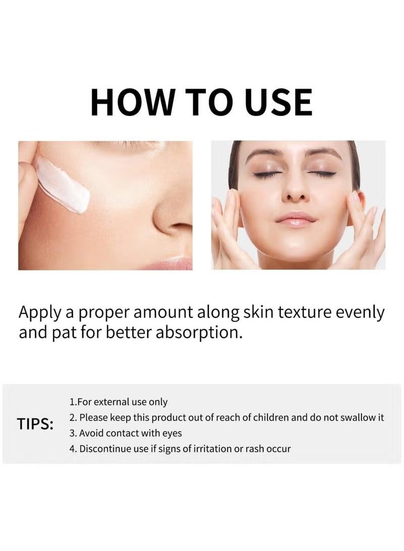 ديموت 345 مهدئا كريم ، كريم إصلاح الحاجز ، مرطب الوجه اليومي ، الجافة ، حساسية الجلد تعزيز إصلاح ، عيب تخفيف الرعاية ، إصلاح حاجز الوجه لجميع أنواع البشرة - Image 4