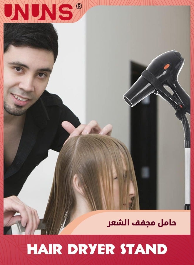 UNUNS Adjustable Hair Dryer Stand,Hair Dryer Holder,Blow Dryer Stand Holder,360 Degree Rotating Hair Dryer Stand For Bathroom,Vanity,Makeup Room - Image 4