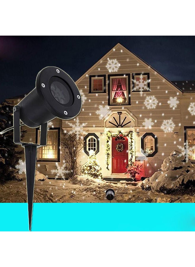 NIBEMINENT 100-240V Snowflake Projector Light Black 13x14cm - Image 2