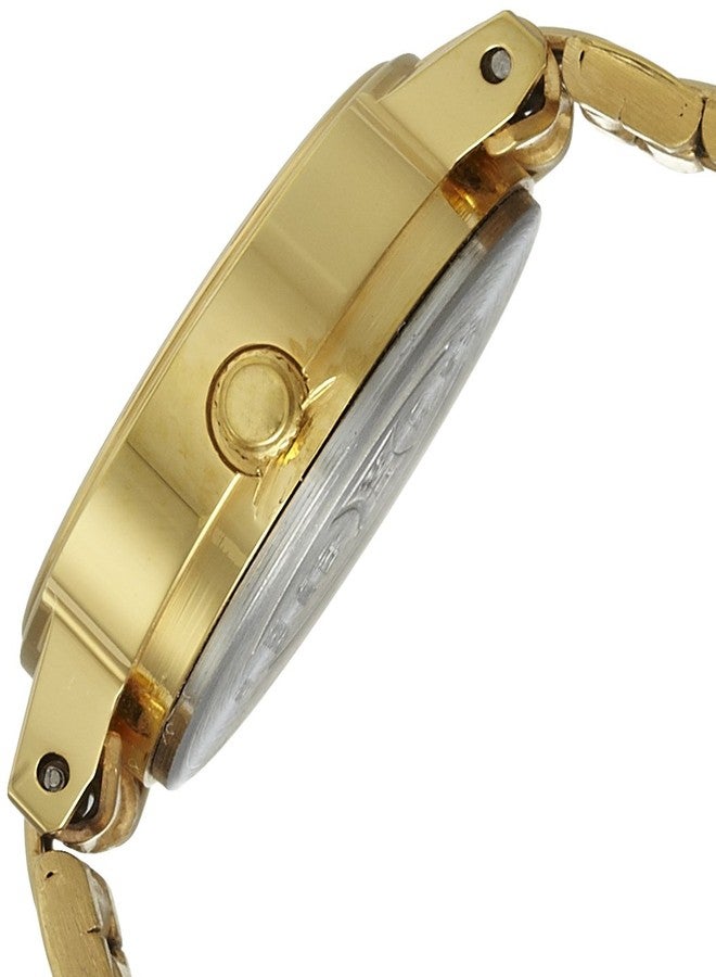 Sonata Quartz Analog White Dial Gold Stainless Steel Strap Watch for Women - NT8096YM01 - Image 3
