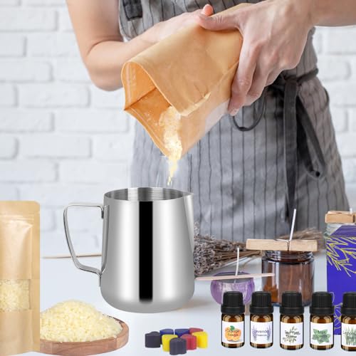 SUPERSUN Candles Making Kit for Adult - Christmas DIY Gift for Kid and Beginner, Includes Beeswax, Essential Oils, Dyes, and More DIY Candle Making Supplies, Crafts for Adults - Image 4