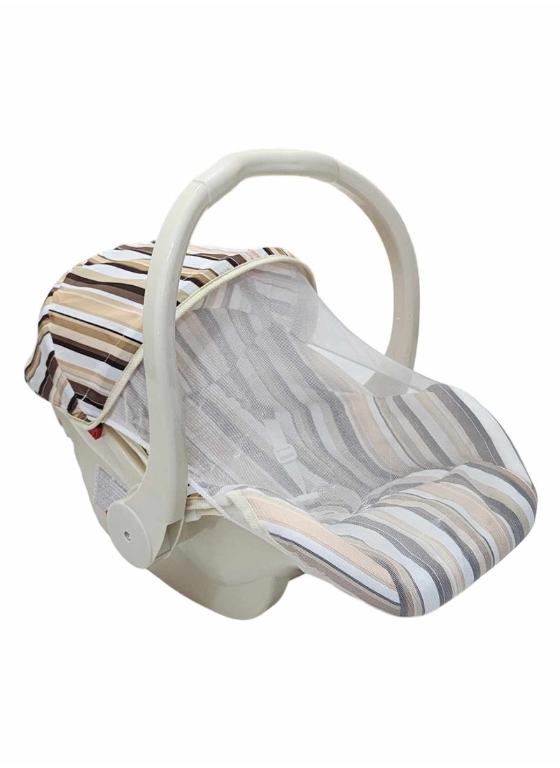 BABYCARA 5 in 1 Carrier Carry Cot Rocking Chair Turns Feeding Chair with Mosquito Net  - Image 1