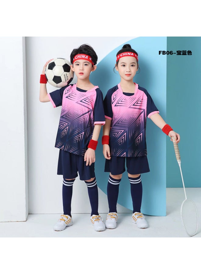 Children's Summer Training Camp Football Clothes Sports Training Suit Same Style Support Printing Toddler Jerseys