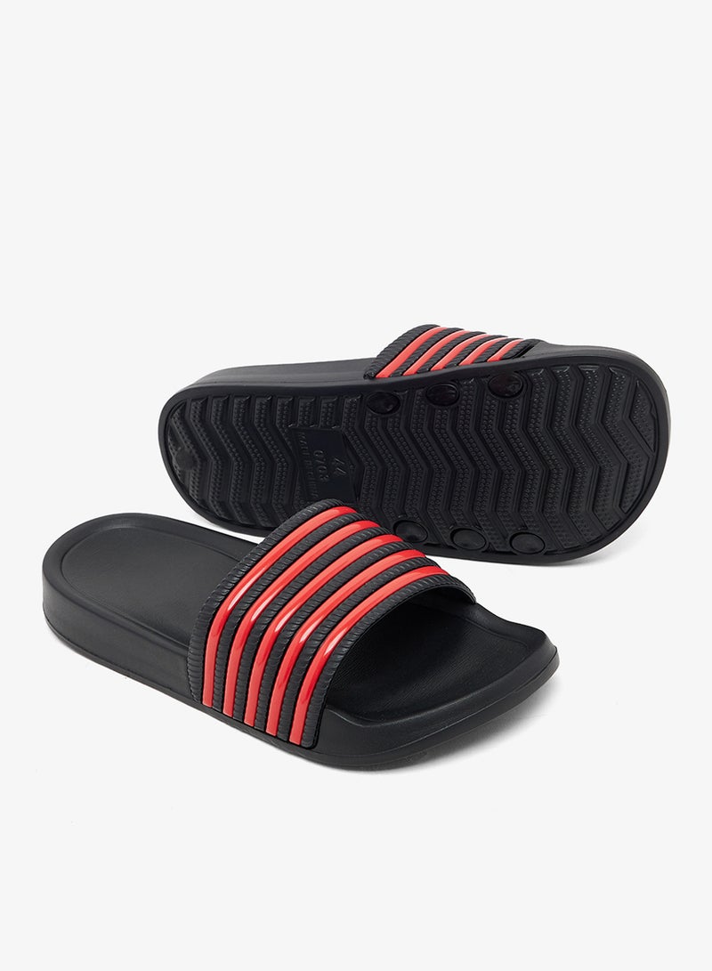 Seventy Five Casual Stripes Detail Slides - Image 3