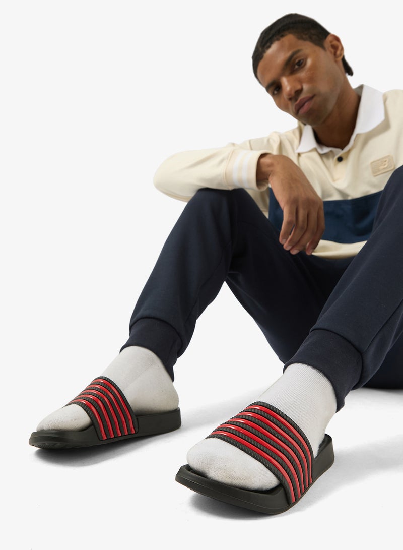 Seventy Five Casual Stripes Detail Slides - Image 5