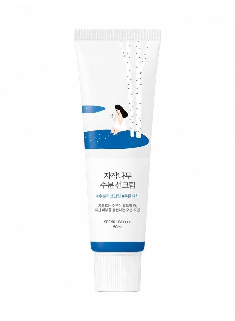 ROUND LAB Birch Juice Moisturizing UV Lock Sunscreen – Korea’s #1 Hydrating Sunscreen That Lets You Skip Moisturizer, Feels Weightless, and Works Flawlessly Under Makeup - Image 1