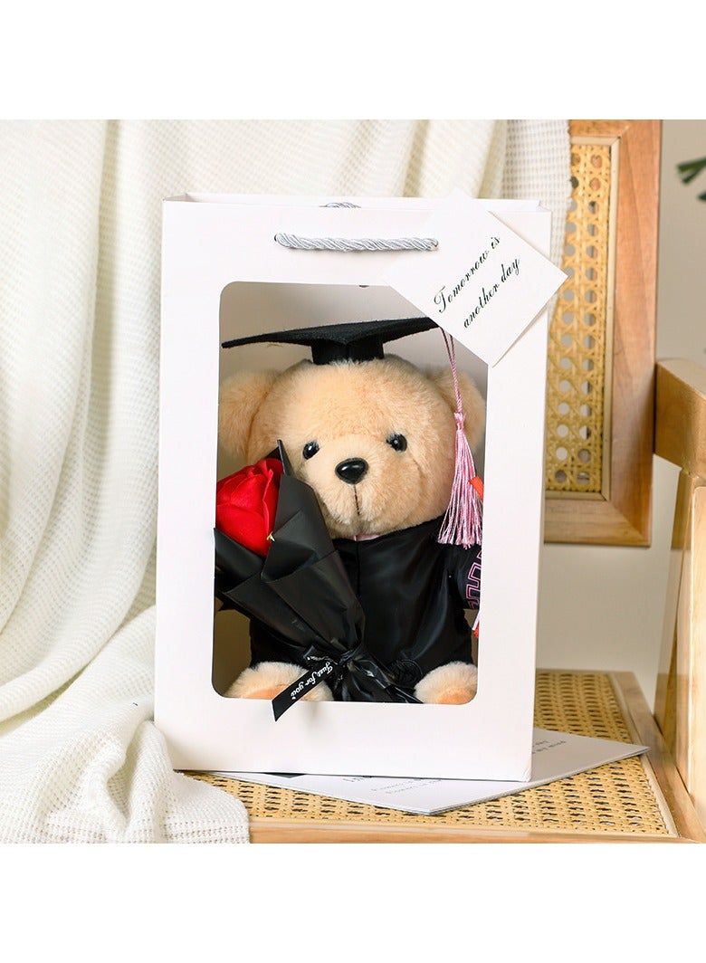 general Dr.Graduation Plush, Giant Plush Doll, Cute Animal PhD Toy, Gift for Kids, Girls, and Boys
