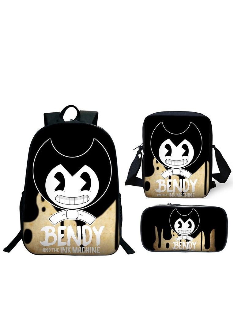 New Game Peripheral School Bag Primary School Student Backpack Three-piece Backpack