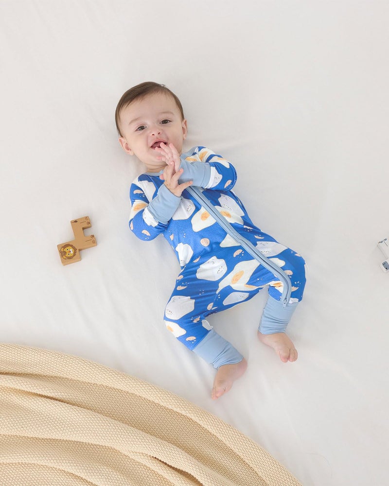 GUISBY Baby Boys' Buttery-Soft Snug Fit Footless Pajamas, Viscose from Bamboo Baby Pajamas, 2-Way Zipper PJs, 3-6 Months - Image 4