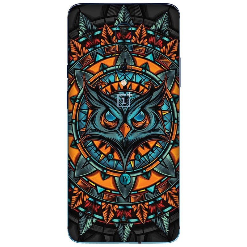 FCS Printed Back Skin for OnePlus 7t Pro with Logo, Matte Finish (Not Back Case) Pattern-D-09 - Image 2