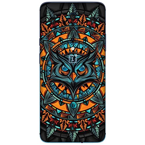 FCS Printed Back Skin for OnePlus 7t Pro with Logo, Matte Finish (Not Back Case) Pattern-D-09 - Image 1