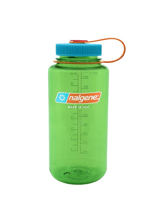 Nalgene Tritan Wide Mouth Bpafree Water Bottle Pear 33 Oz - Image 1