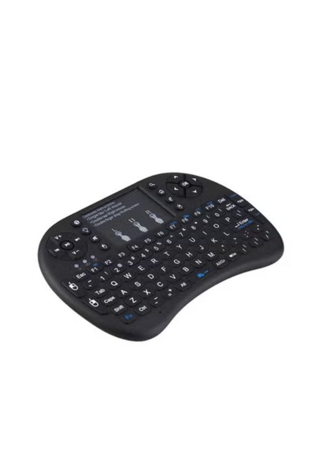 Mini Wireless Multi-media Keyboard Touch Pad Mouse Combo Air Mouse Remote Touchpad Use Dry Battery for Android TV Box PC Wireless Keyboard - Image 1