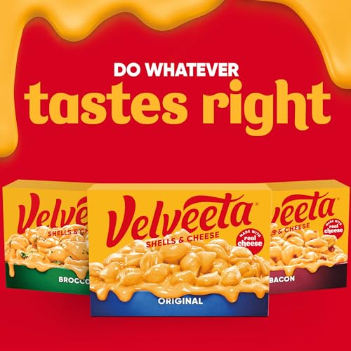 Velveeta Shells & Cheese Original Shell Pasta & Cheese Sauce, 12 oz. Box - Image 4