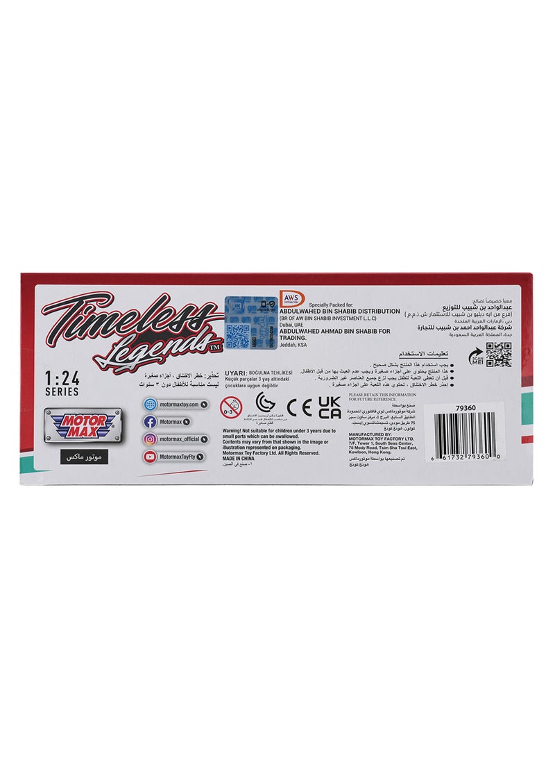 MOTORMAX 2020 Chevrolet Corvette C8 Die-Cast Model Car 1:24 Scale | Officially Licensed Mid-Engine Supercar Collectible | Opening Doors, Detailed Interior & Free-Wheeling Die-Cast Toy - Image 4