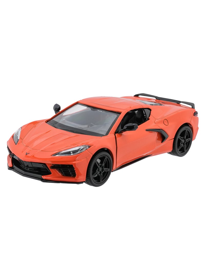 MOTORMAX 2020 Chevrolet Corvette C8 Die-Cast Model Car 1:24 Scale | Officially Licensed Mid-Engine Supercar Collectible | Opening Doors, Detailed Interior & Free-Wheeling Die-Cast Toy - Image 1