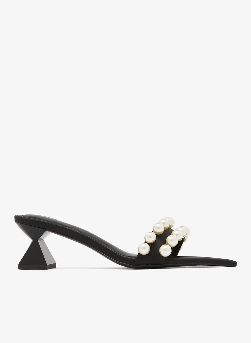 Gianna Beaded Strap Heels
