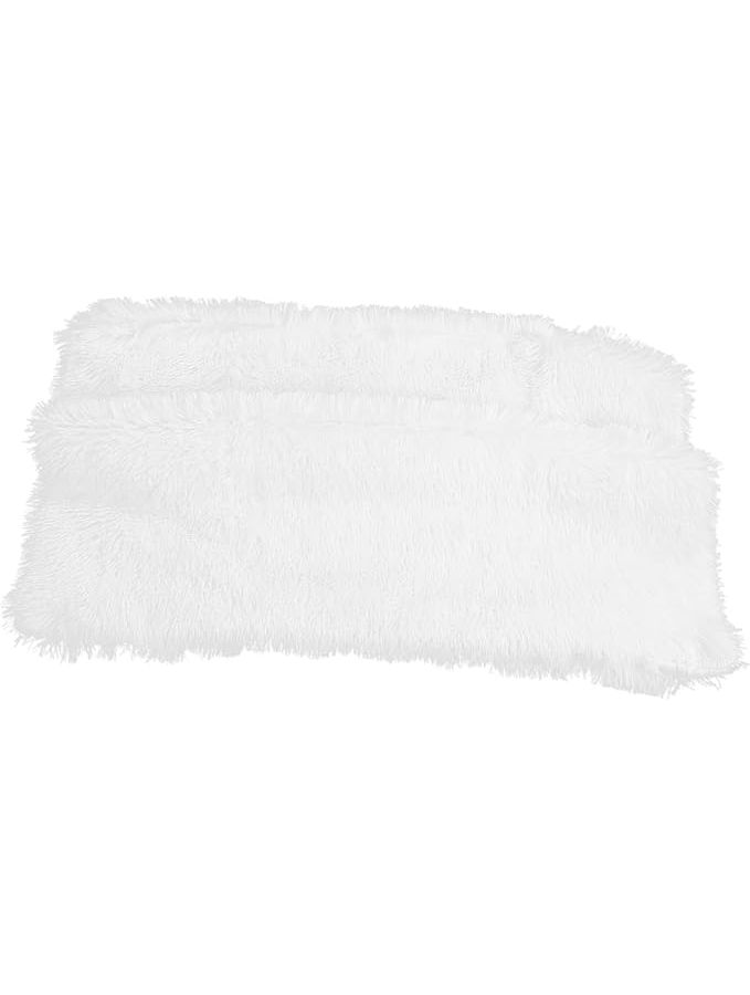 White Warm Cashmere Pet Blanket Mat Soft Cozy Cushion For Dogs Cats Lightweight Bed Indoor Outdoor Use - Image 1
