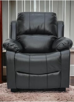 Empire Furniture Modern Executive Recliner Chair, 360° Swivel & Rocking Recliner Sofa, Black