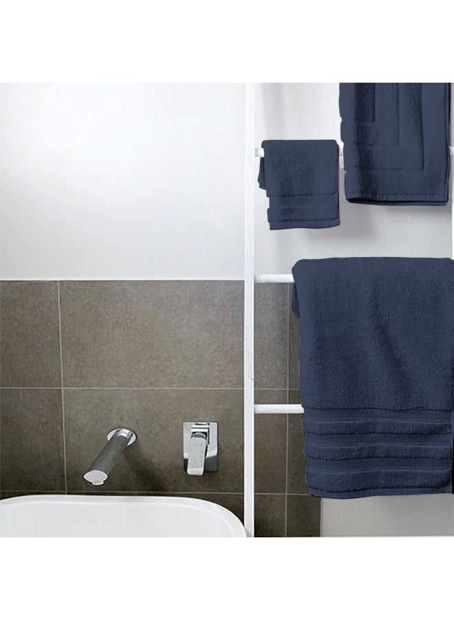 Lavish Touch Ultima 4 Pack Premium Bath Towels Blue (70 x 140 cm) 100% Cotton 700 GSM, Zero Twist, Highly Absorbent Quick Drying - Image 3