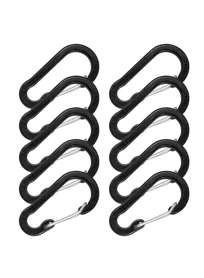 Generic Carabiner Clips Mini Aluminum Alloy Keychain Carabiner Clip D Rings for Camping Hiking Fishing Backpacking  - Image 3